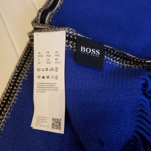 Boss Hugo Boss Men's Wool Blend Scarf - Picture 4 of 6